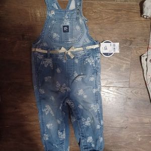 Oshkosh baby girl overalls